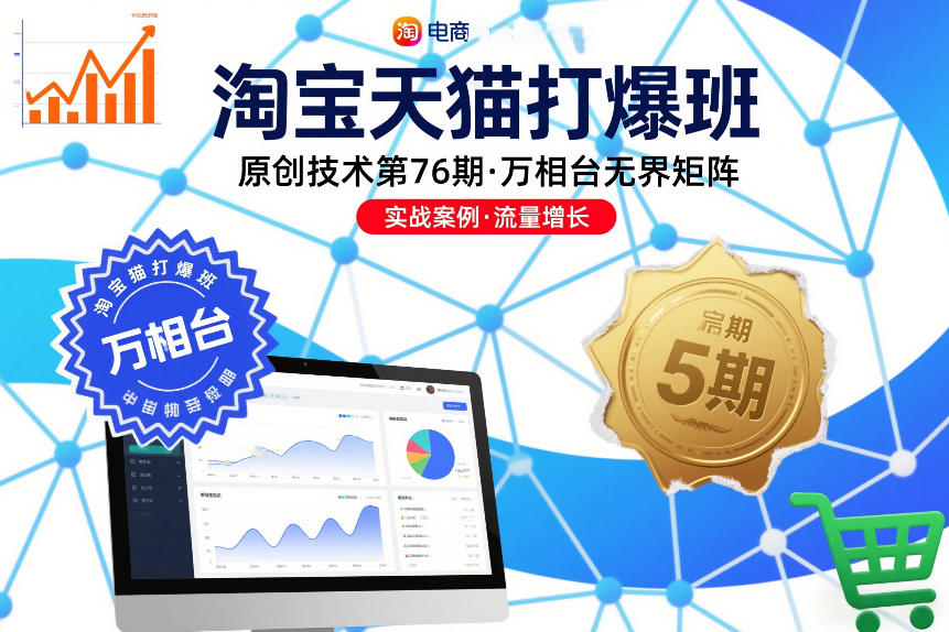 淘宝天猫打爆班原创技术第76期，万相台无界矩阵